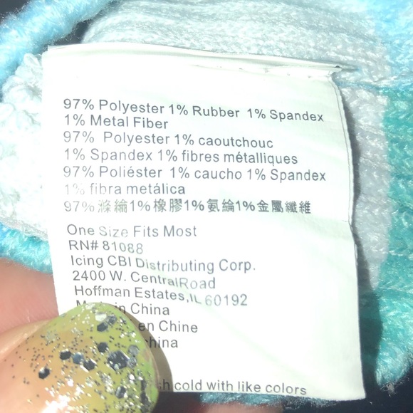 NEW EIFFLE TOWER PINK / PURPLE ONE SIZE GLOVES - Picture 4 of 4